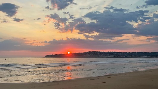 Amanece en Gijón