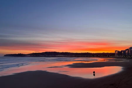 amanecer en gijon II